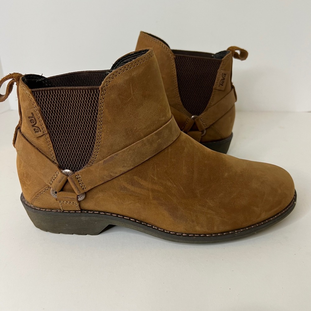 Womens‎ Teva De la Vina Dos Suede Chelsea Bootie 7 Waterproof Leather
